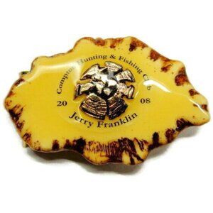 Money Clip Compton Hunting Fishing Club 08 Jerry Franklin Wallet Credit Card ID